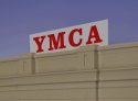Animated Neon Sign -- YMCA Small Horizonal 3 x 5/8′, All Scales, Micro Structures 2072