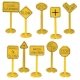 Signs -- Railroad & Street pkg(24), HO, Bachmann Industries 42204