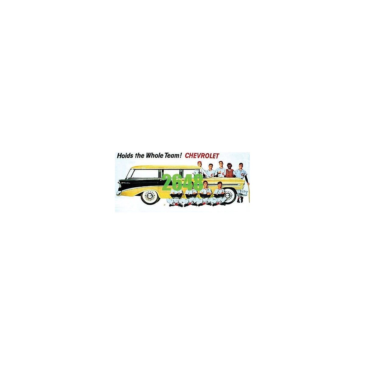 Chevrolet Team Wagon Billboard - Kit, N, Tichy Train Group 2648