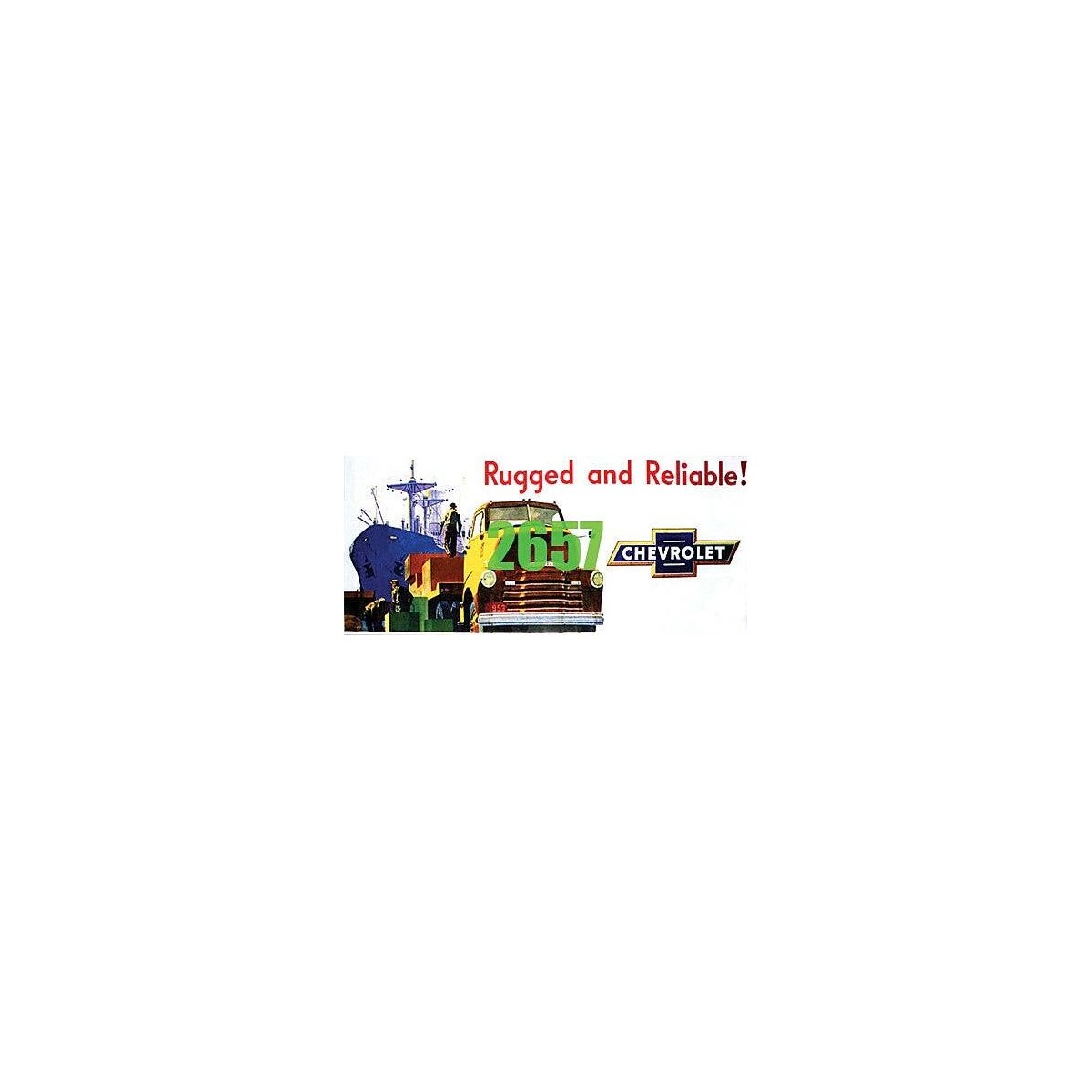 53 Chevrolet Truck Billboard - Kit, N, Tichy Train Group 2657