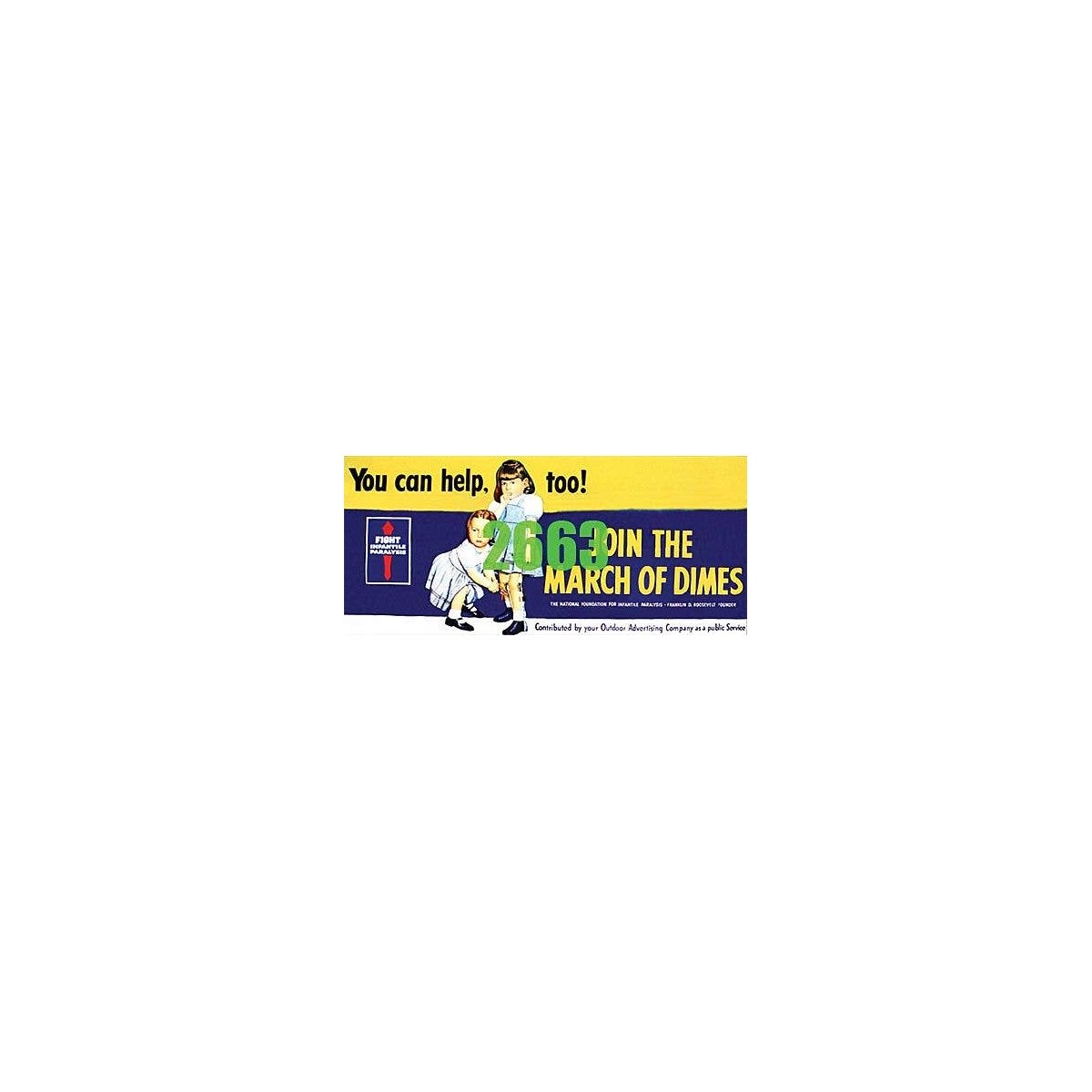 Join the March of Dimes Billboard - Kit, N, Tichy Train Group 2663