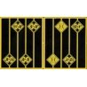 Bridge Clearance Warning Signs -- 8 Signs, 2 Each of 4 Styles, O, Tichy Train Group 2083