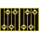 Firehouse and Low Vehicle Warning Signs -- 8 Signs, 4 Each of 2 Styles, O, Tichy Train Group 2084