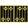 Firehouse and Low Vehicle Warning Signs -- 8 Signs, 4 Each of 2 Styles, O, Tichy Train Group 2084