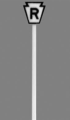 Pennsylvania Railroad Keystone Ring Sign pkg(18), All Scales, Tichy Train Group 8297
