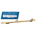 89′ Channel Side Flatcar w/2 Trailmobile Trailers - Ready to Run -- Trailer-Train TTX 150535 (yellow, black US Post Office Tra