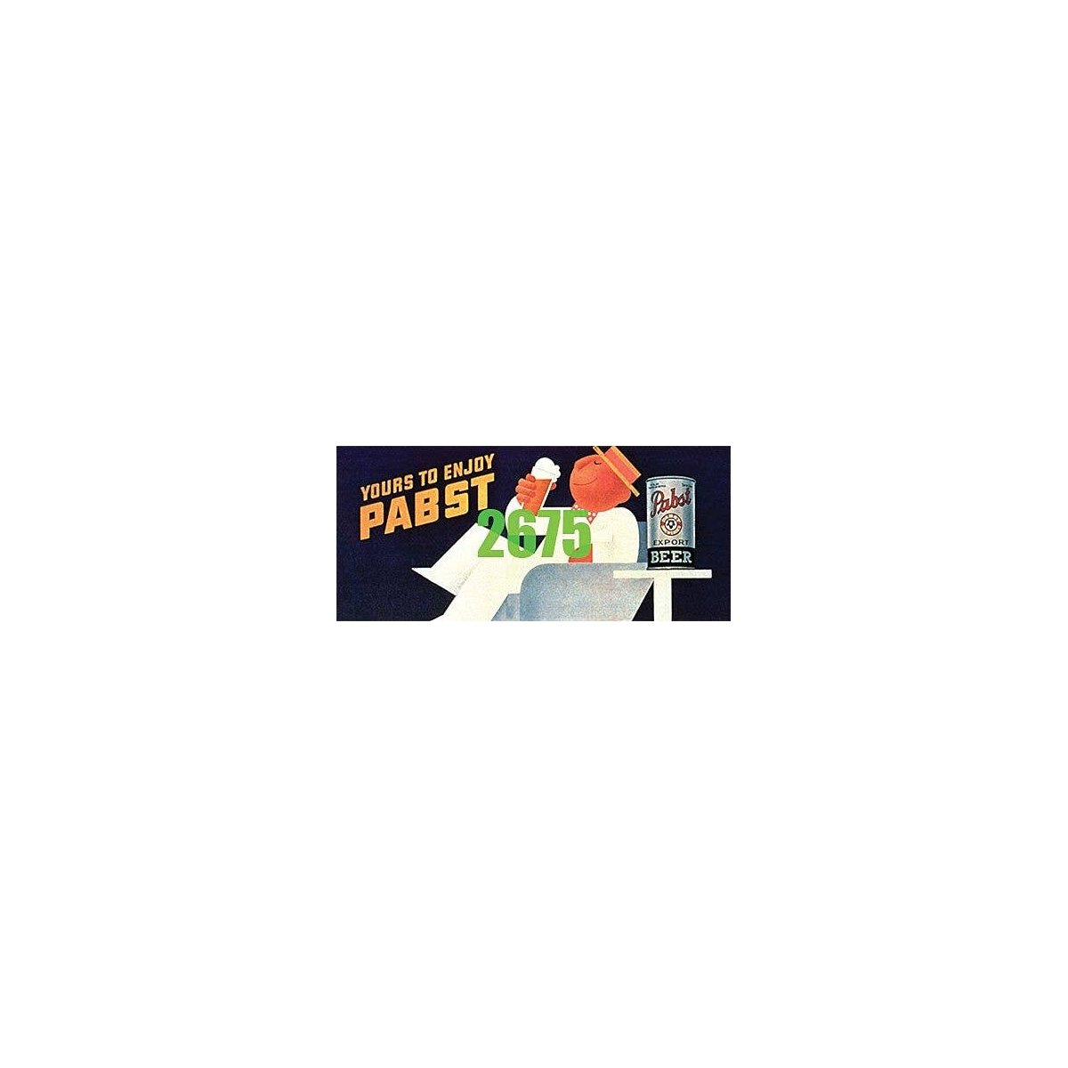 Pabst Beer Art Deco Billboard - Kit, N, Tichy Train Group 2675