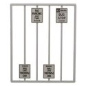 No Parking Signs -- pkg(8), O, Tichy Train Group 2066