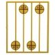 Early Grade Crossing Advance Warning Signs -- Vertical Cross pkg(8), O, Tichy Train Group 2062