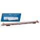 89′ Channel Side Flatcar w/2 Trailmobile Trailers - Ready to Run -- Trailer-Train KTTX 151015 (Boxcar Red Milwaukee Trailers),