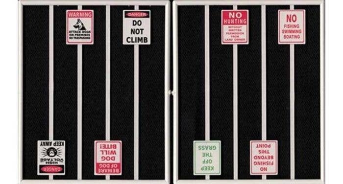 Warning Signs -- Assortment pkg(8), O, Tichy Train Group 2100