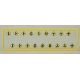 Road Path/Curve Warning Signs 2 -- pkg(18), N, Tichy Train Group 2617