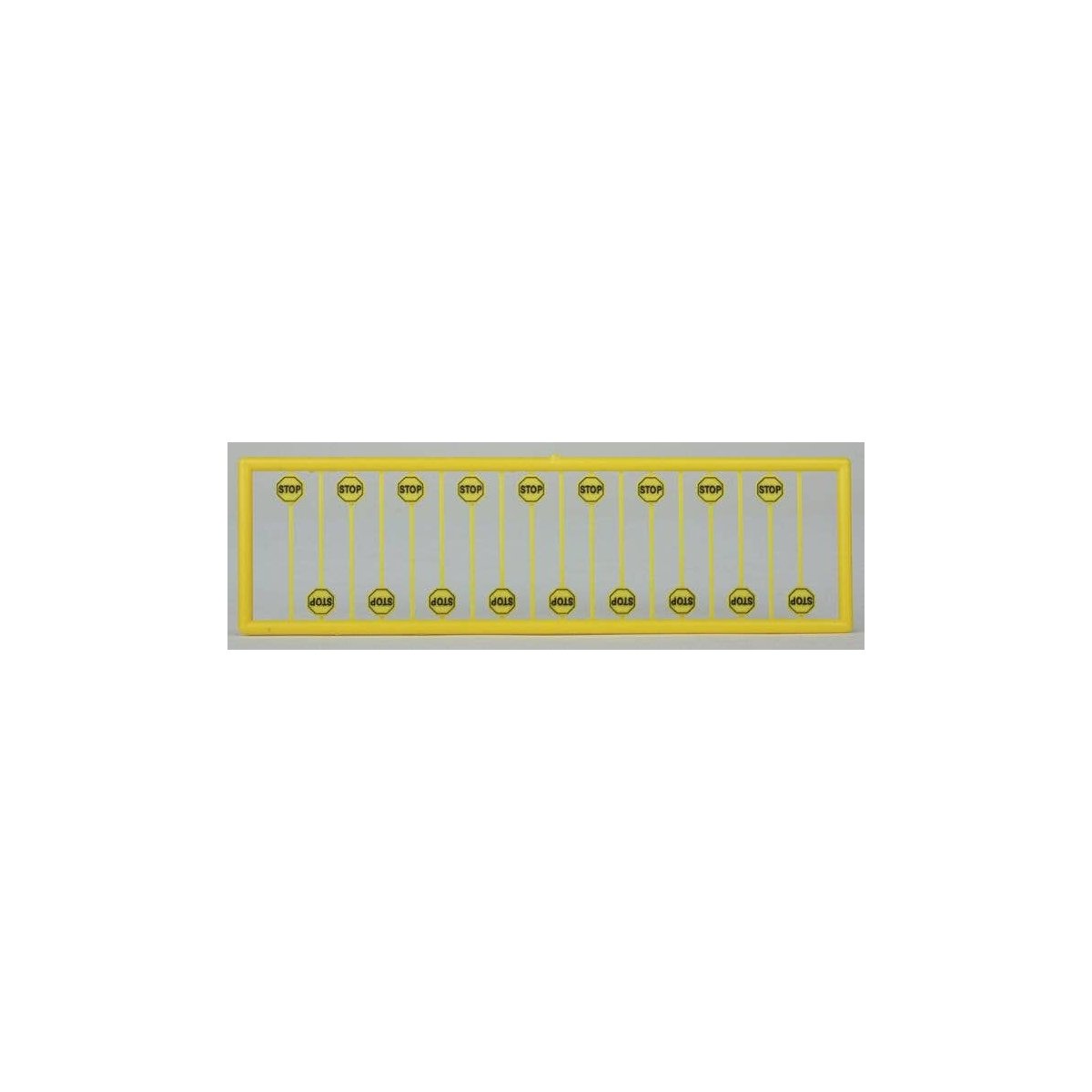Early Yellow Stop Signs -- pkg(18), N, Tichy Train Group 2613