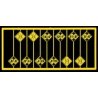 Bridge Clearance Warning Signs -- 12 Signs, HO, Tichy Train Group 8298