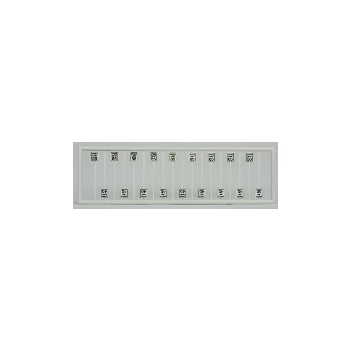 High Speed Limit Signs -- pkg(18), N, Tichy Train Group 2607