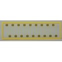 Modern Grade Crossing Advance Warning Signs -- Diagonal Cross pkg(18), N, Tichy Train Group 2621