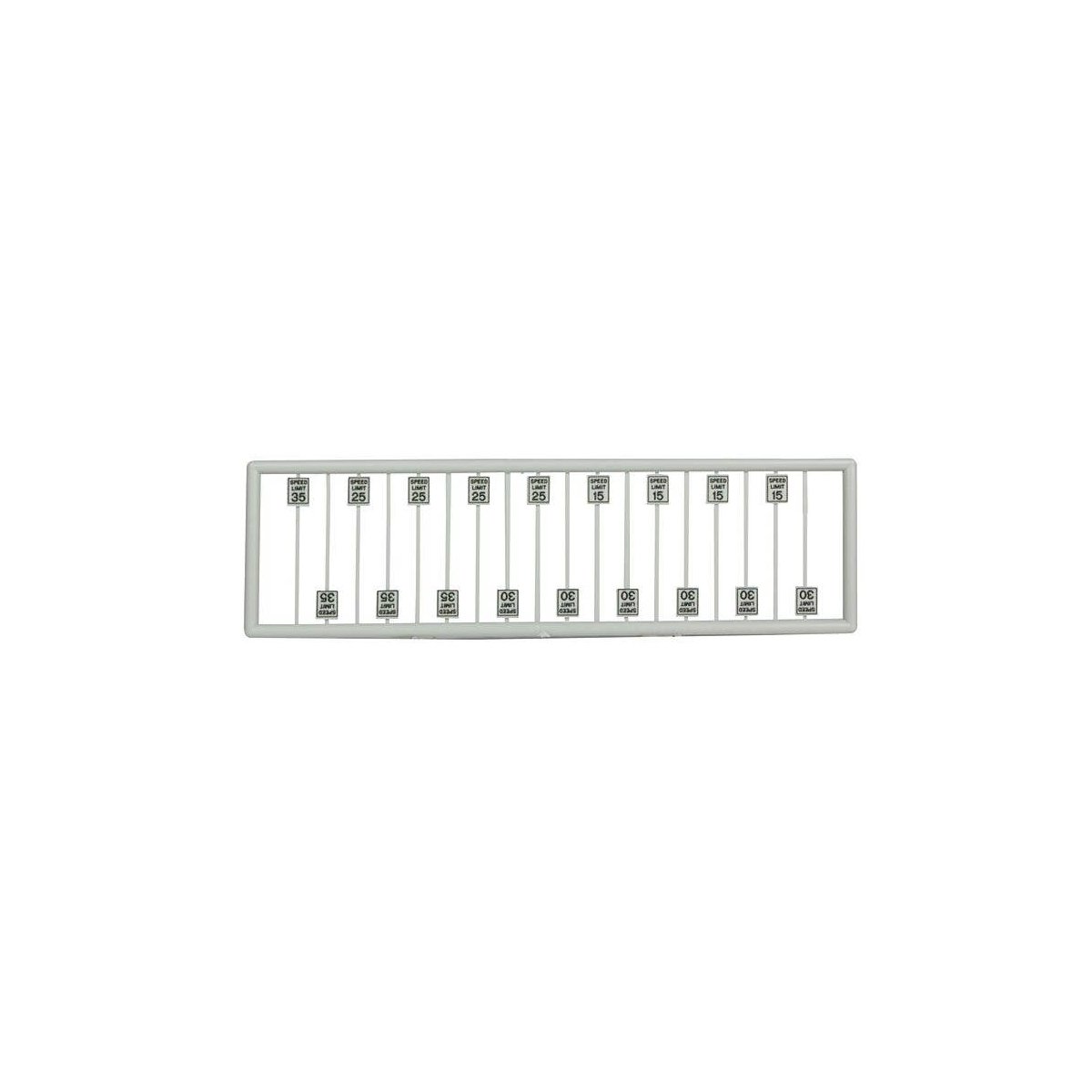 Low Speed Limit Signs -- pkg(18), N, Tichy Train Group 2606