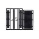 Blank Billboard - Kit -- Unpainted (black), HO, Tichy Train Group 8294