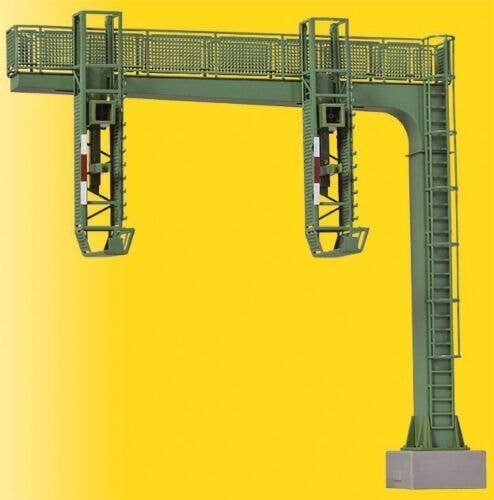 European 2-Track Cantileverd Signal Bridge -- No Signal Heads, Designed for Multiplex , HO, Viessmann Modellspielwaren 4755
