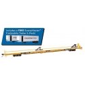 89′ Channel Side Flatcar w/2 Trailmobile Trailers - Ready to Run -- Trailer-Train TTX 150315 (yellow, black Preferred Pool Tra