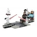 Accessories - 1:20.3 Scale -- Crossing Gates Track Piece (Operational), G, Bachmann Industries 96214