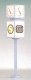 Illuminated Clock -- With DB/S Bahn Signs, 2-1/8′ High, HO, Brawa Modellspielwaren 5294