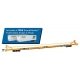 89′ Channel Side Flatcar w/2 Trailmobile Trailers - Ready to Run -- Trailer-Train KTTX 153988 (yellow, black Burlington Northe