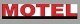 Motel Double-Sided Rotating Sign -- Sign: 2-13/16 x 5/8` 7.1 x 1.7cm, 2` 5.1cm Tall M, All Scales, Micro Structures 55035