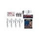 Wall-Mount US Flags - Just Plug Value Pack -- 1 Large, 2 Medium, 1 Small & Light Hub, All Scales, Woodland Scenics 5924