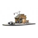 Mast-Arm Traffic Lights - Just Plug(R) -- pkg(4), O, Woodland Scenics 5666