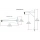 Just Plug(R) -- Mast-Arm Traffic Lights, N, Woodland Scenics 5637