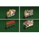 Outdoor Billboards -- Laser-Cut Wood Kit - Set of 4, HO, Bachmann Industries 39103