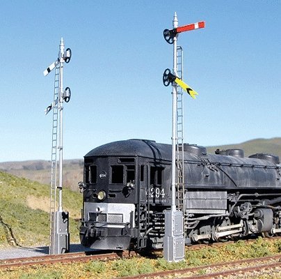 Lower Quadrant Semaphore Signal Nonoperating Kits -- Unpainted pkg(2), HO, American Limited Models 4200