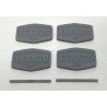 Texaco Gas Station Signs - 3-D Printed Kit -- Unpainted 2 Sets, N, Phoenix Precision Models 30651