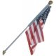 Wall-Mount U.S. Flag - Just Plug(TM) -- Large - 2-1/2′ 6.4cm, All Scales, Woodland Scenics 5955