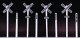 Crossbuck and Milepost Set, HO, Rix Products 660