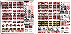 Storefront & Advertising Signs -- Safety, Warning, Misc., HO, Blair Line 152