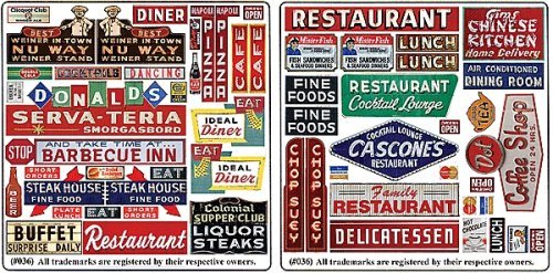 Printed Storefront & Advertising Signs -- Restaurant & Cafe Signs, N, Blair Line 36