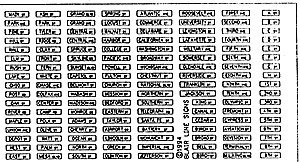 Highway Signs -- Street Signs (black, white) pkg(138), HO, Blair Line 109