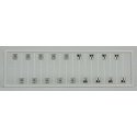 Miscellaneous Road Signs 2 -- pkg(18), N, Tichy Train Group 2610