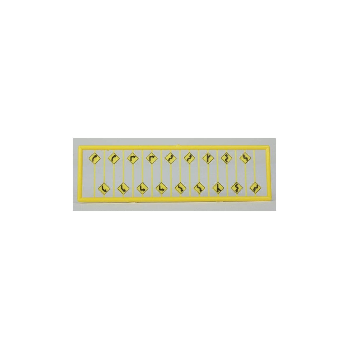 Road Path/Curve Warning Signs 1 -- pkg(18), N, Tichy Train Group 2616