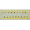 Road Path/Curve Warning Signs 1 -- pkg(18), N, Tichy Train Group 2616