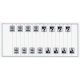 Miscellaneous Road Signs 2 -- pkg(16), HO, Tichy Train Group 8263