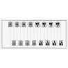 Miscellaneous Road Signs 2 -- pkg(16), HO, Tichy Train Group 8263