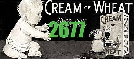 Cream of Wheat Billboard - Kit, N, Tichy Train Group 2677