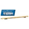 89′ Channel Side Flatcar w/2 Trailmobile Trailers - Ready to Run -- TTX JTTX 930165 (yellow, black Conrail Trailers), HO, Walt