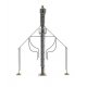 Diesel Service Facility Sanding Tower -- Kit - 5-7/32 x 25/32 x 7′ 13.2 x 2 x 17.9cm, HO, Walthers Cornerstone 4160