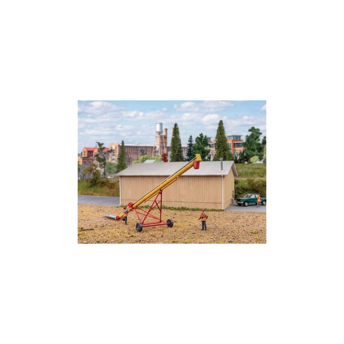 Utility Auger - Transload Facility -- Kit, HO, Walthers Cornerstone 4183