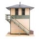Trackside Signal Tower -- Kit - 1-7/8 x 2-27/32 x 3-5/16′ 4.7 x 7.2 x 8.4cm, HO, Walthers Cornerstone 3556