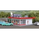 Vintage Dairy Queen(R) -- Kit - 5-1/16 x 3-1/2 x 2-3/8′ 12.8 x 8.8 x 6cm, HO, Walthers Cornerstone 3484